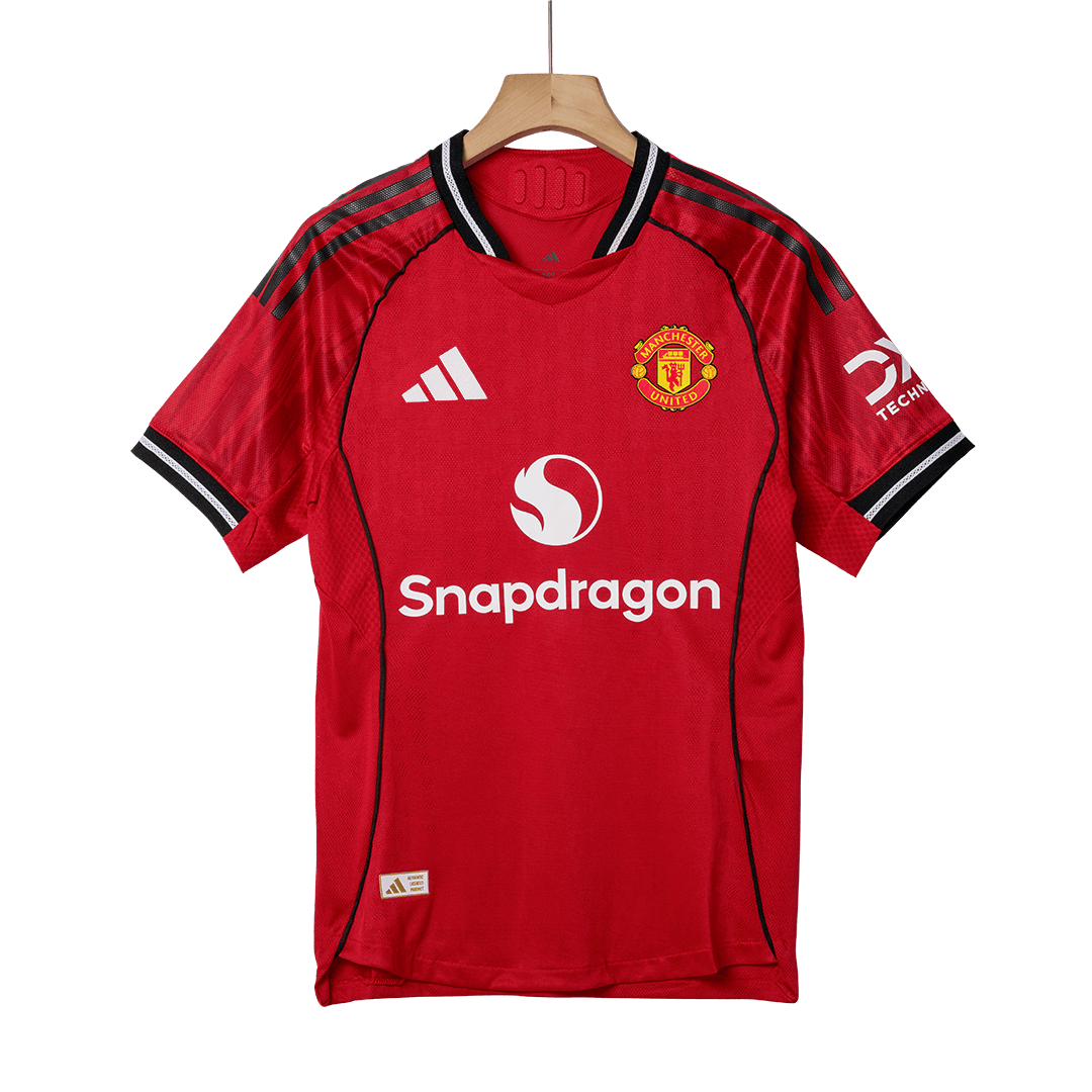 Manchester United Home Custom Player Version Soccer Jersey 2025/26 - bestsoccerstore