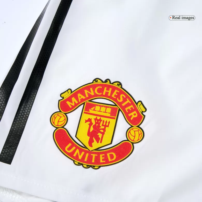 Authentic Manchester United Soccer Shorts Custom Home 2025/26 - bestsoccerstore