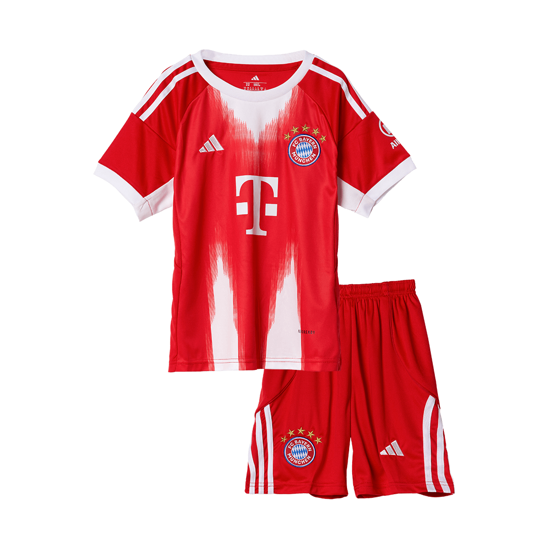 Kids Bayern Munich Custom Home Soccer Kits 2025/26