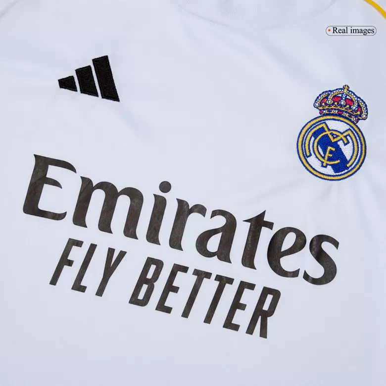 Kids Real Madrid Custom Home Soccer Kits 2025/26 - bestsoccerstore