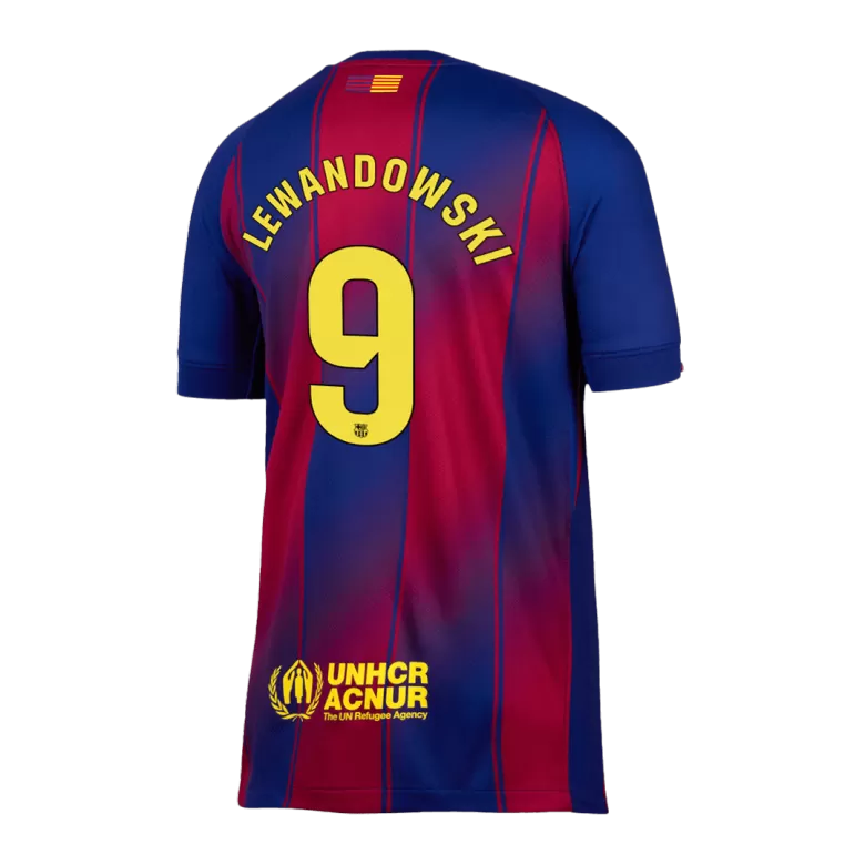 LEWANDOWSKI #9 Barcelona Soccer Jersey Home Custom Shirt 2025/26 - bestsoccerstore