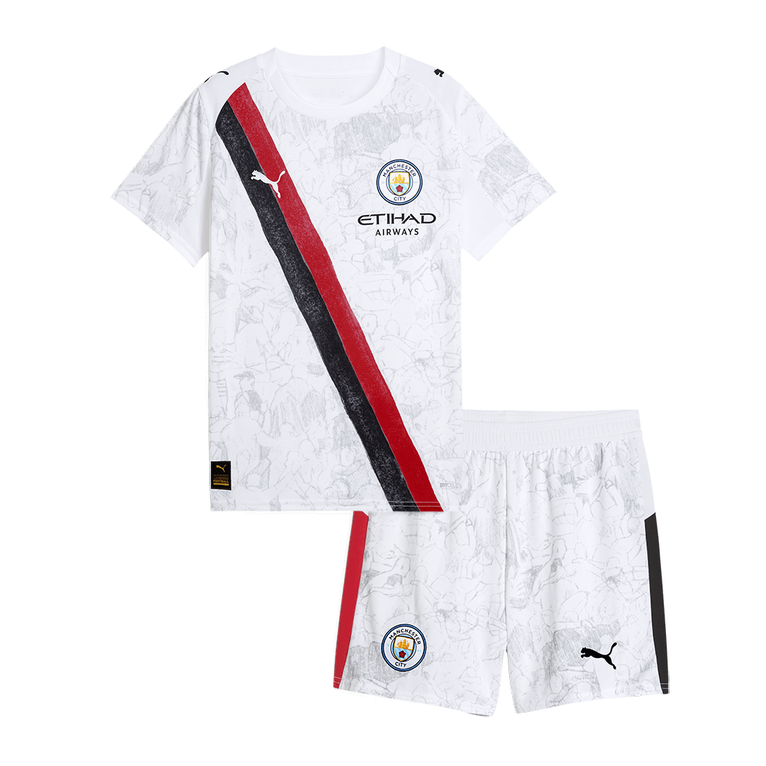 Kids Manchester City Custom Soccer Kits World Cup 2025/26 - bestsoccerstore
