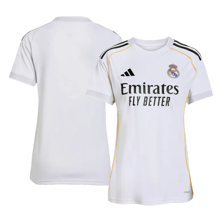Real Madrid Soccer Jersey Home Women's Custom Shirt 2025/26 - bestsoccerstore