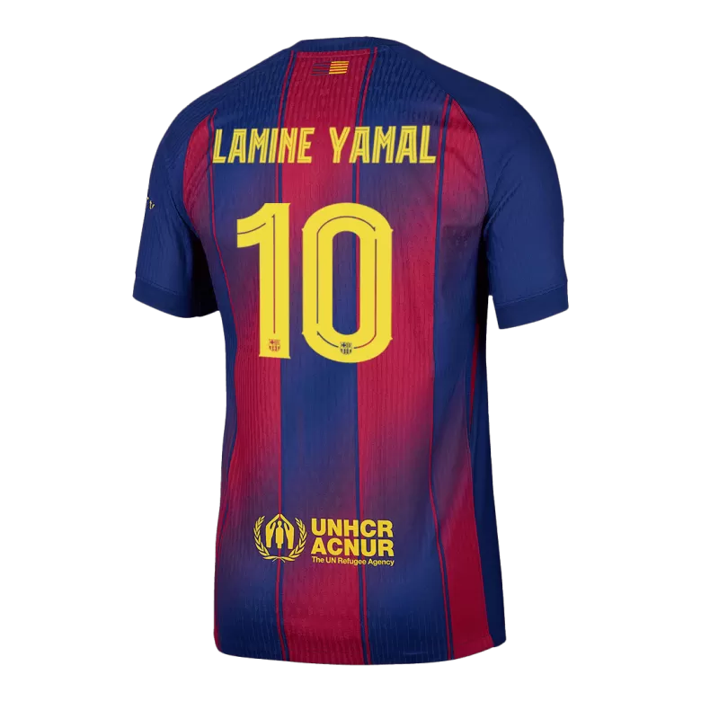 Authentic LAMINE YAMAL #10 Soccer Jersey Barcelona Home Shirt 2025/26 - UCL - bestsoccerstore