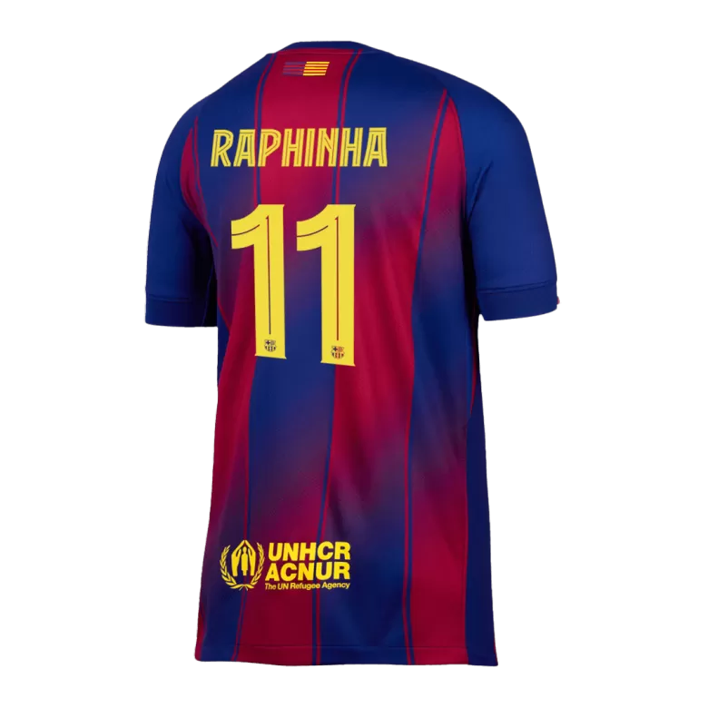 RAPHINHA #11 Barcelona Soccer Jersey Home Custom Shirt 2025/26 - UCL - bestsoccerstore