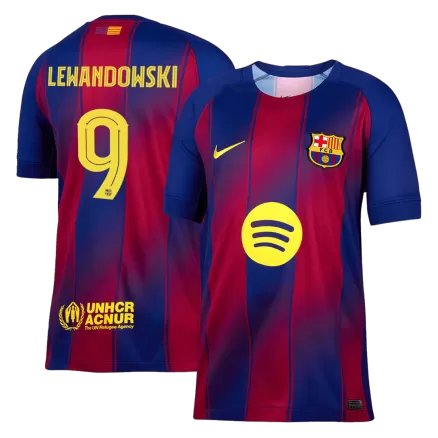 LEWANDOWSKI #9 Barcelona Soccer Jersey Home Custom Shirt 2025/26 - UCL - bestsoccerstore