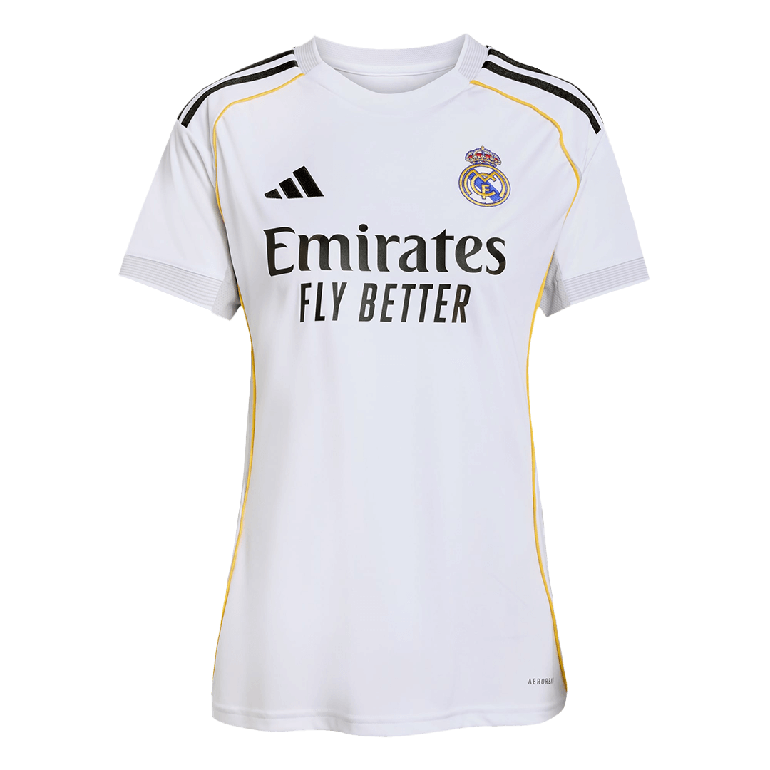 Real Madrid Soccer Jersey Home Women's Custom Shirt 2025/26 - bestsoccerstore