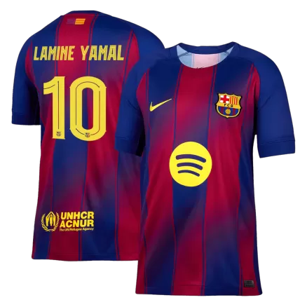 LAMINE YAMAL #10 Barcelona Soccer Jersey Home Custom Shirt 2025/26 - UCL - bestsoccerstore