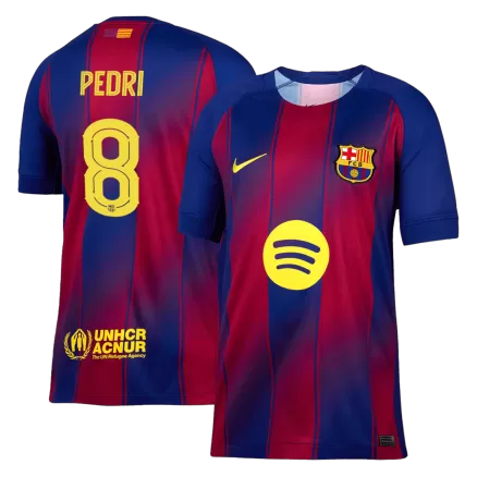 PEDRI #8 Barcelona Soccer Jersey Home Custom Shirt 2025/26 - UCL - bestsoccerstore
