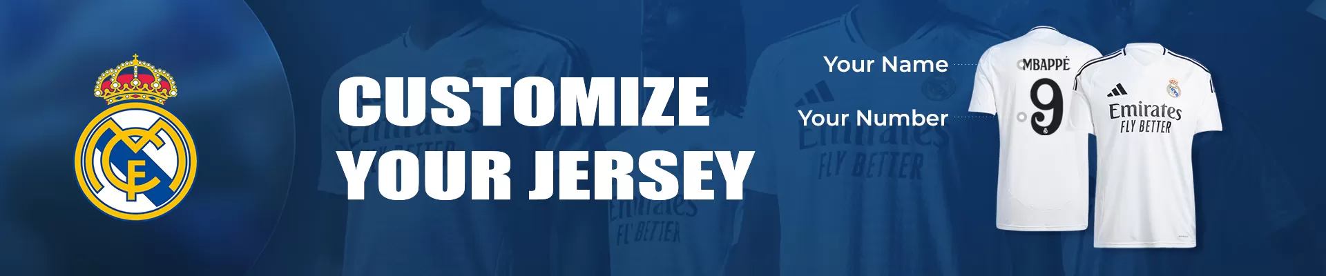 Real Madrid Customize jerseys - bestsoccerstore