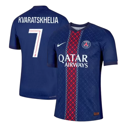 Authentic KVARATSKHELIA #7 Soccer Jersey PSG Home Shirt 2025/26 - bestsoccerstore