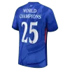 Authentic WORLD CHAMPIONS #25 Soccer Jersey Chelsea Home Shirt 2025/26 - with chest badge - bestsoccerstore