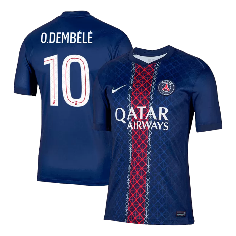 O.DEMBÉLÉ #10 PSG Soccer Jersey Home Shirt 2025/26 - bestsoccerstore