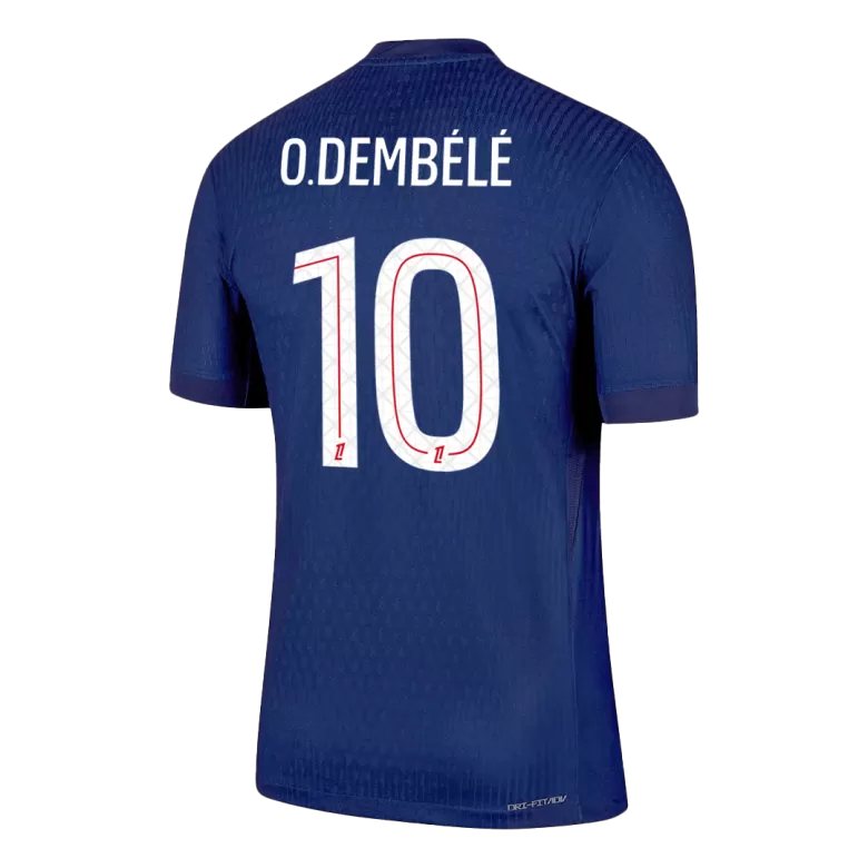 Authentic O.DEMBÉLÉ #10 Soccer Jersey PSG Home Shirt 2025/26 - bestsoccerstore