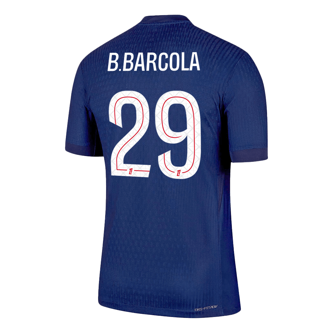 PSG B.BARCOLA #29 Player Version Home Soccer Jersey 2025/26