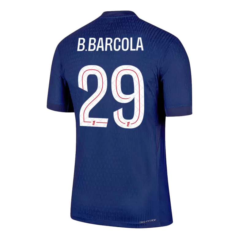 Authentic B.BARCOLA #29 Soccer Jersey PSG Home Shirt 2025/26 - bestsoccerstore