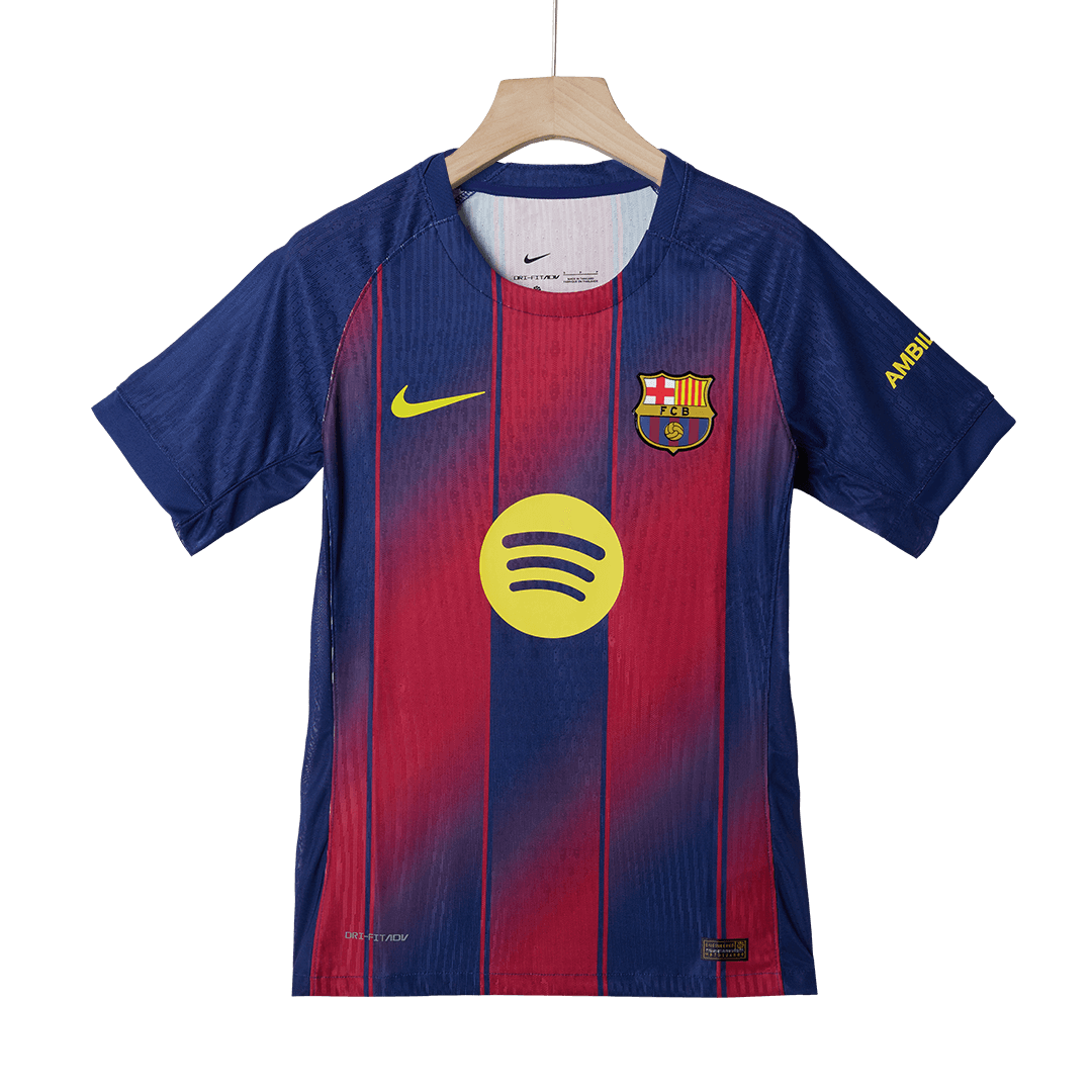 Barcelona PEDRI #8 Home Custom Player Version Soccer Jersey 2025/26 - UCL - bestsoccerstore