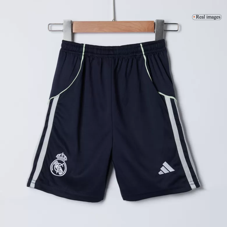 Kids Real Madrid Custom Away Soccer Kits 2025/26 - bestsoccerstore