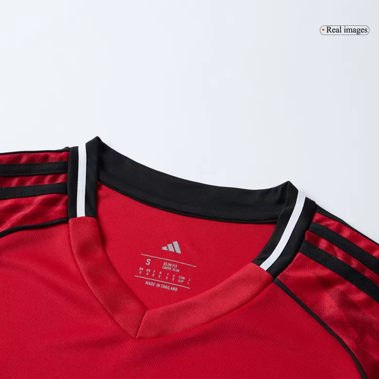 Manchester United Long Sleeve Jersey Home Football Shirt 2025/26 - bestsoccerstore