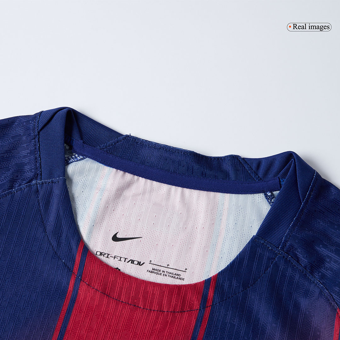 Barcelona F.DE JONG #21 Home Custom Player Version Soccer Jersey 2025/26 - UCL - bestsoccerstore