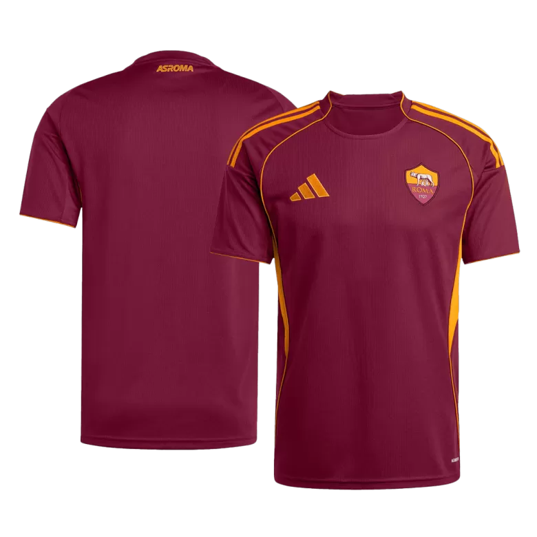Roma Soccer Jersey Home Custom Shirt 2025/26 - bestsoccerstore