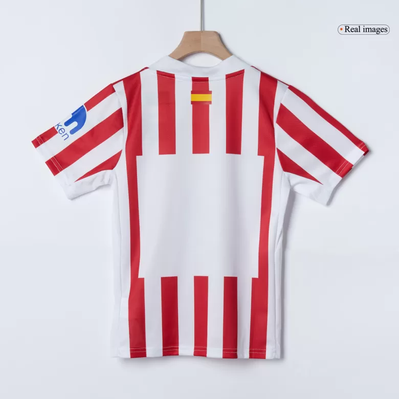 Kids Atletico Madrid Custom Home Soccer Kits 2025/26 - bestsoccerstore