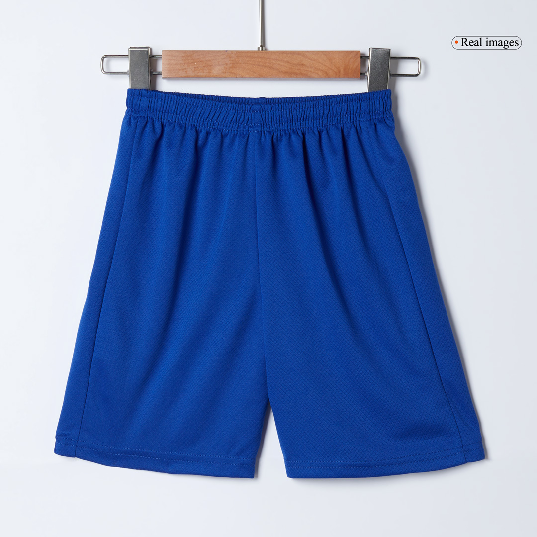 Kids Atletico Madrid Home Custom Full Soccer Kits 2025/26 - bestsoccerstore