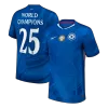 WORLD CHAMPIONS #25 Chelsea Soccer Jersey Home Custom Shirt 2025/26 with chest badge - bestsoccerstore