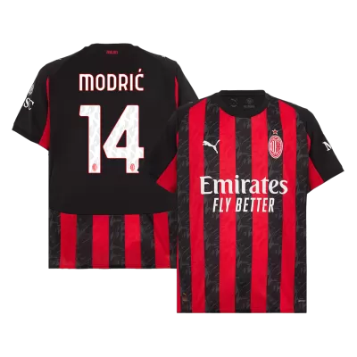 AC Milan Jersey Custom MODRIĆ #14 Soccer Jersey Home 2025/26 - bestsoccerstore