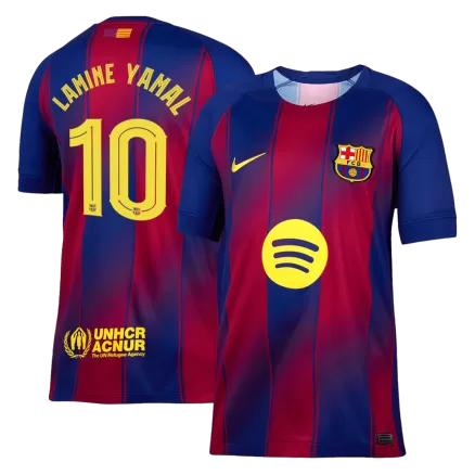 LAMINE YAMAL #10 Barcelona Soccer Jersey Home Custom Shirt 2025/26 - UCL - bestsoccerstore