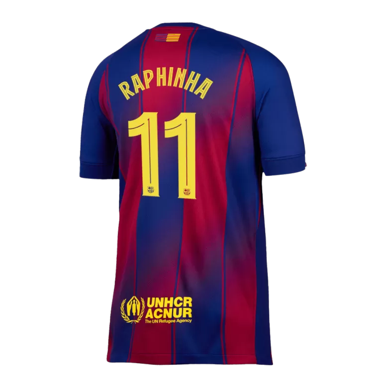 RAPHINHA #11 Barcelona Soccer Jersey Home Custom Shirt 2025/26 - UCL - bestsoccerstore