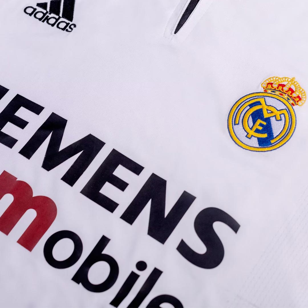 Real Madrid 2003/04 Retro Jersey Home Soccer Shirt - bestsoccerstore