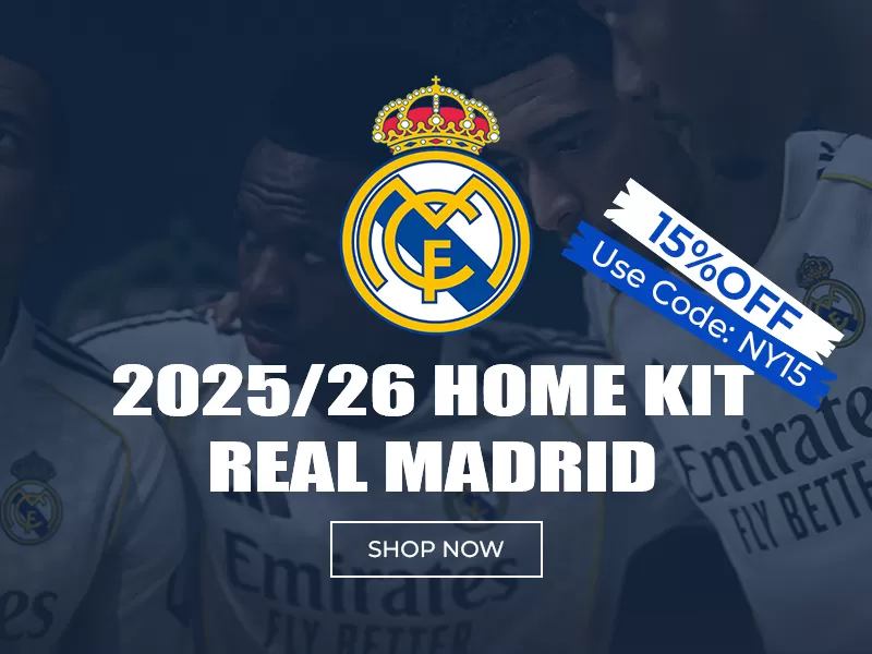 Real Madrid jerseys banner - bestsoccerstore