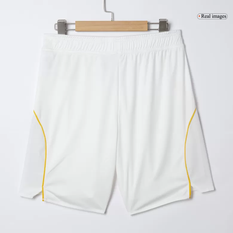 Authentic Real Madrid Soccer Shorts Custom Home 2025/26 - bestsoccerstore
