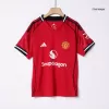 Kids Manchester United Custom Home Soccer Kits 2025/26 - bestsoccerstore