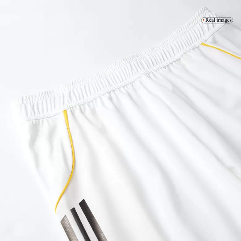 Authentic Real Madrid Soccer Shorts Custom Home 2025/26 - bestsoccerstore
