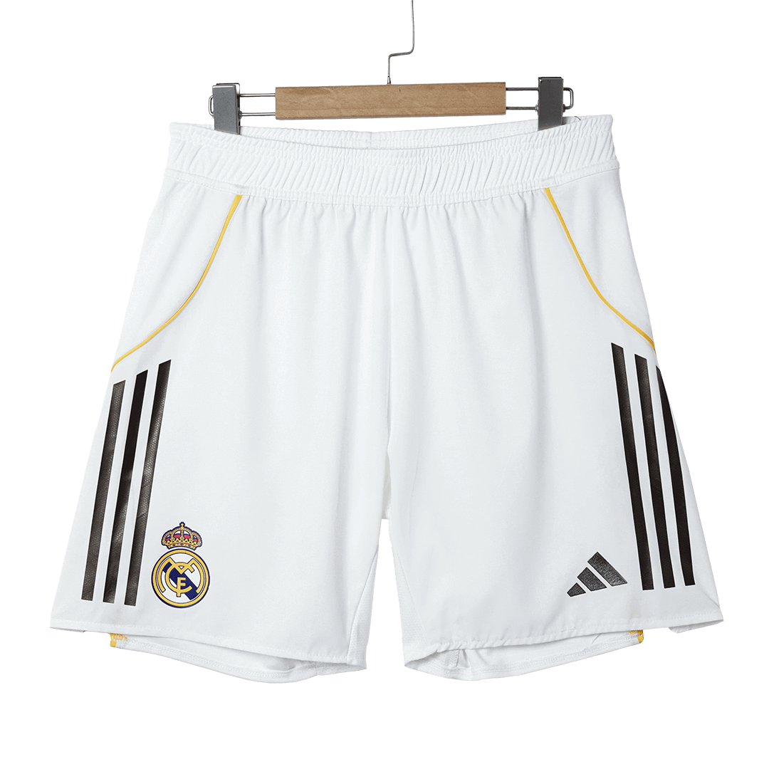 Real Madrid Home Custom Player Version Soccer Shorts 2025/26 - bestsoccerstore