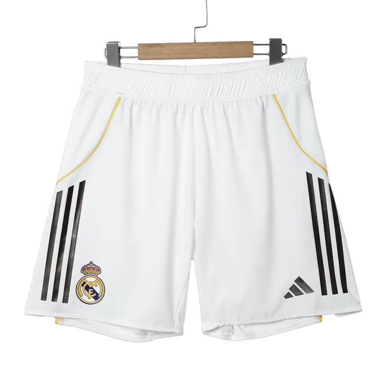 Authentic Real Madrid Soccer Shorts Custom Home 2025/26 - bestsoccerstore