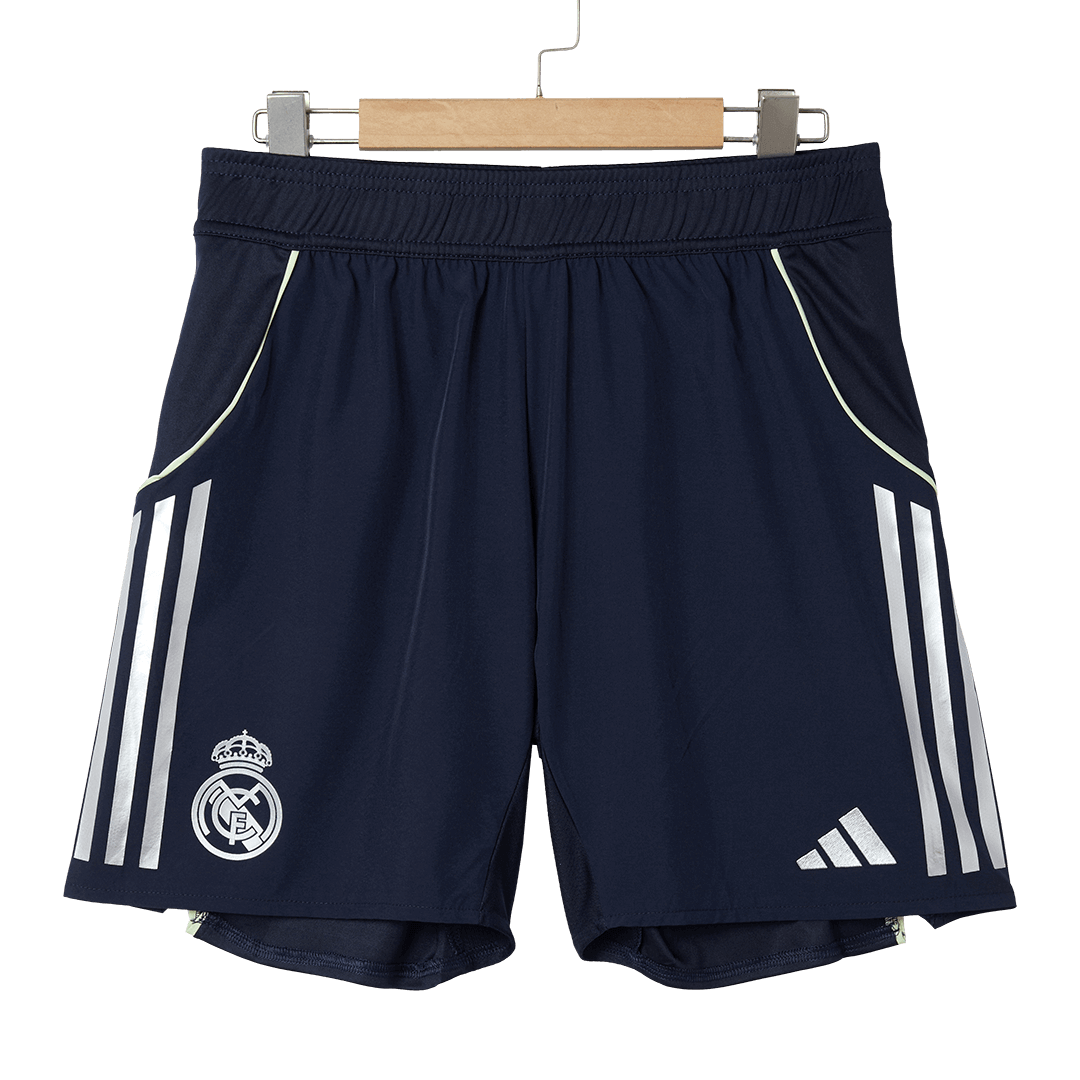 Real Madrid Away Custom Player Version Soccer Shorts 2025/26 - bestsoccerstore