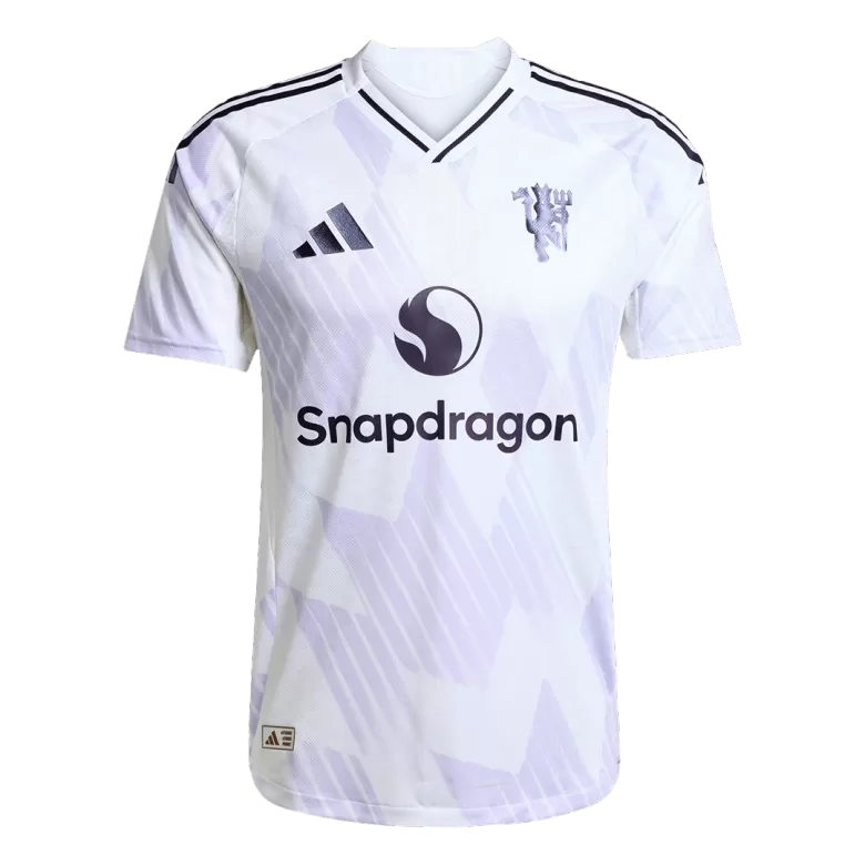 Authentic B.FERNANDES #8 Soccer Jersey Manchester United Away Shirt 2025/26 - bestsoccerstore