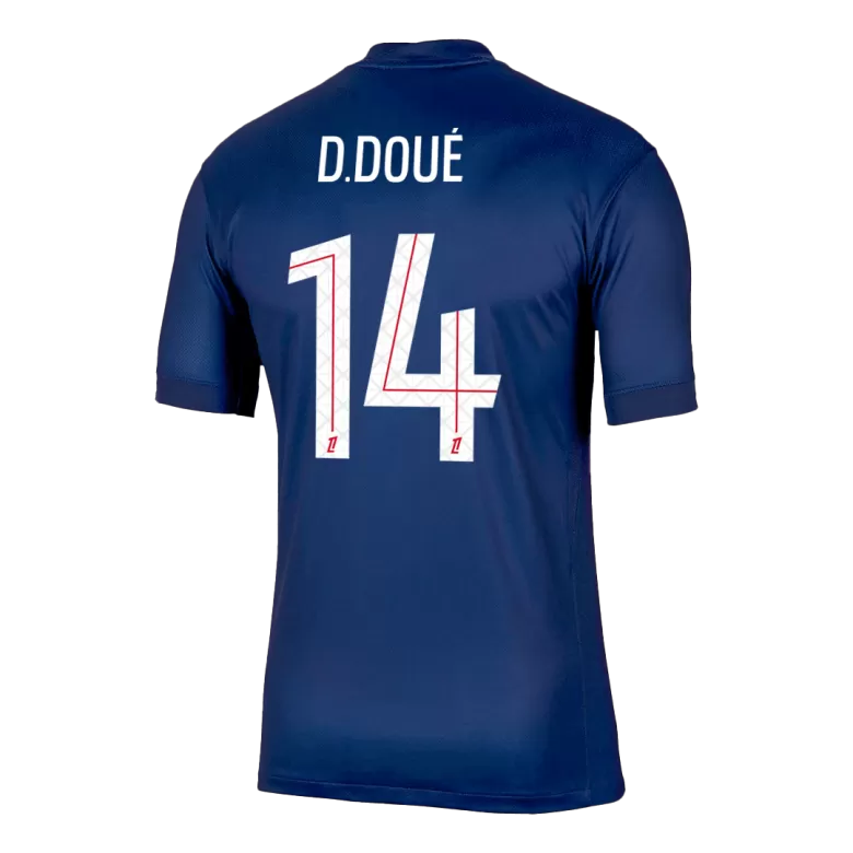 D.DOUÉ #14 PSG Soccer Jersey Home Shirt 2025/26 - bestsoccerstore