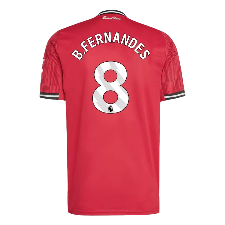 B.FERNANDES #8 Manchester United Soccer Jersey Home Custom Shirt 2025/26 - bestsoccerstore