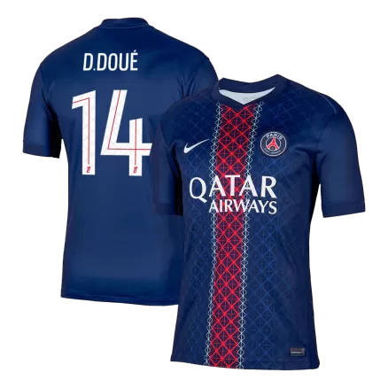 D.DOUÉ #14 PSG Soccer Jersey Home Shirt 2025/26 - bestsoccerstore