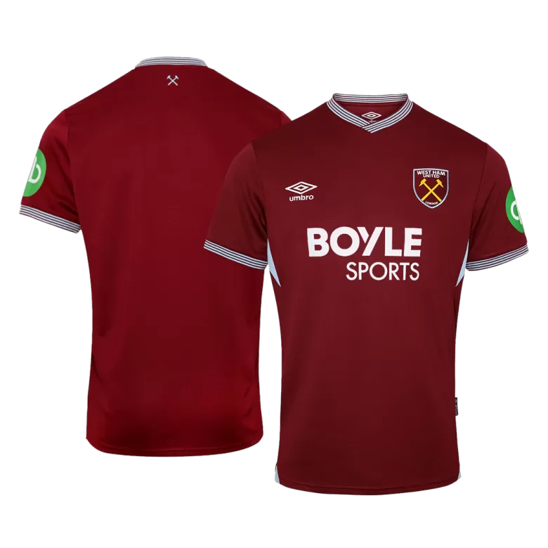 West Ham United Soccer Jersey Home Custom Shirt 2025/26 - bestsoccerstore