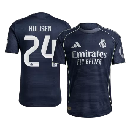 Authentic HUIJSEN #24 Soccer Jersey Real Madrid Away Shirt 2025/26 - bestsoccerstore