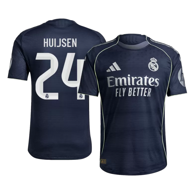 Authentic HUIJSEN #24 Soccer Jersey Real Madrid Away Shirt 2025/26 - bestsoccerstore
