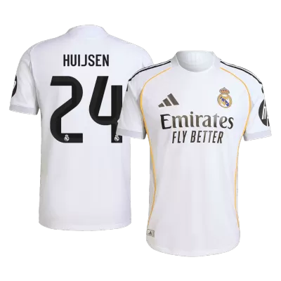 Authentic HUIJSEN #24 Soccer Jersey Real Madrid Home Shirt 2025/26 - bestsoccerstore