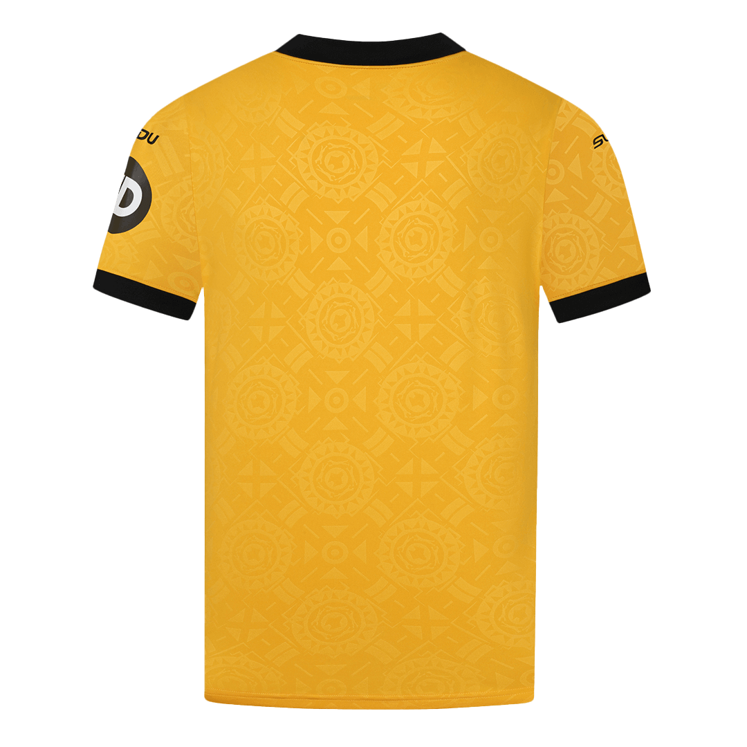 Wolverhampton Wanderers Soccer Jersey Home Custom Shirt 2025/26 - bestsoccerstore