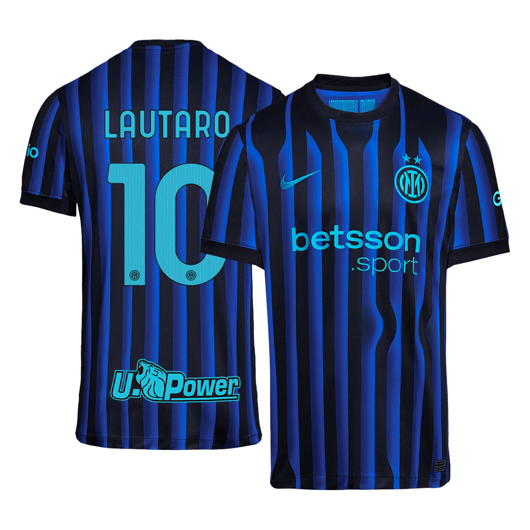 LAUTARO #10 Inter Milan Soccer Jersey Home Custom Shirt 2025/26 - bestsoccerstore