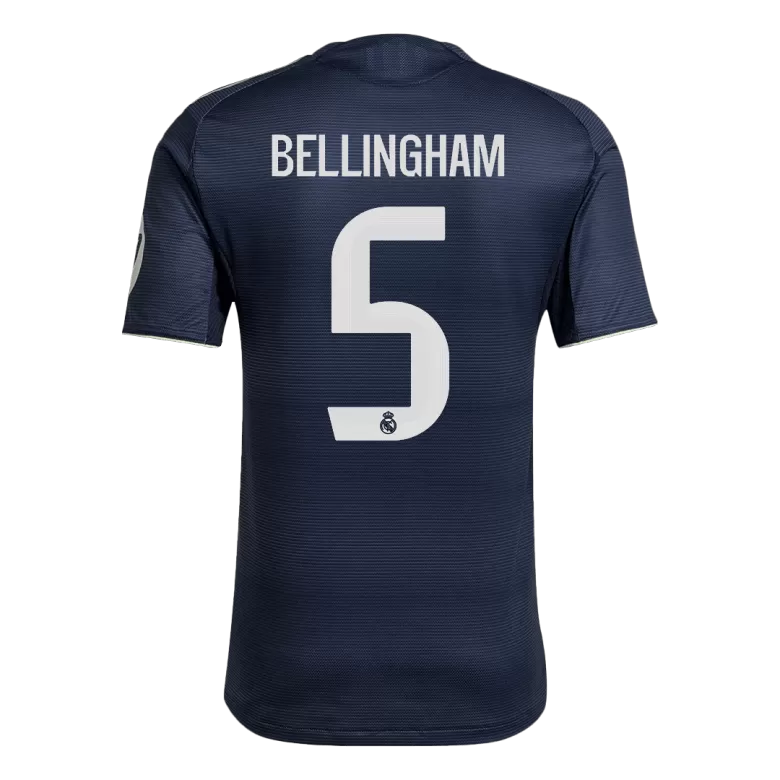 Authentic BELLINGHAM #5 Soccer Jersey Real Madrid Away Shirt 2025/26 - bestsoccerstore